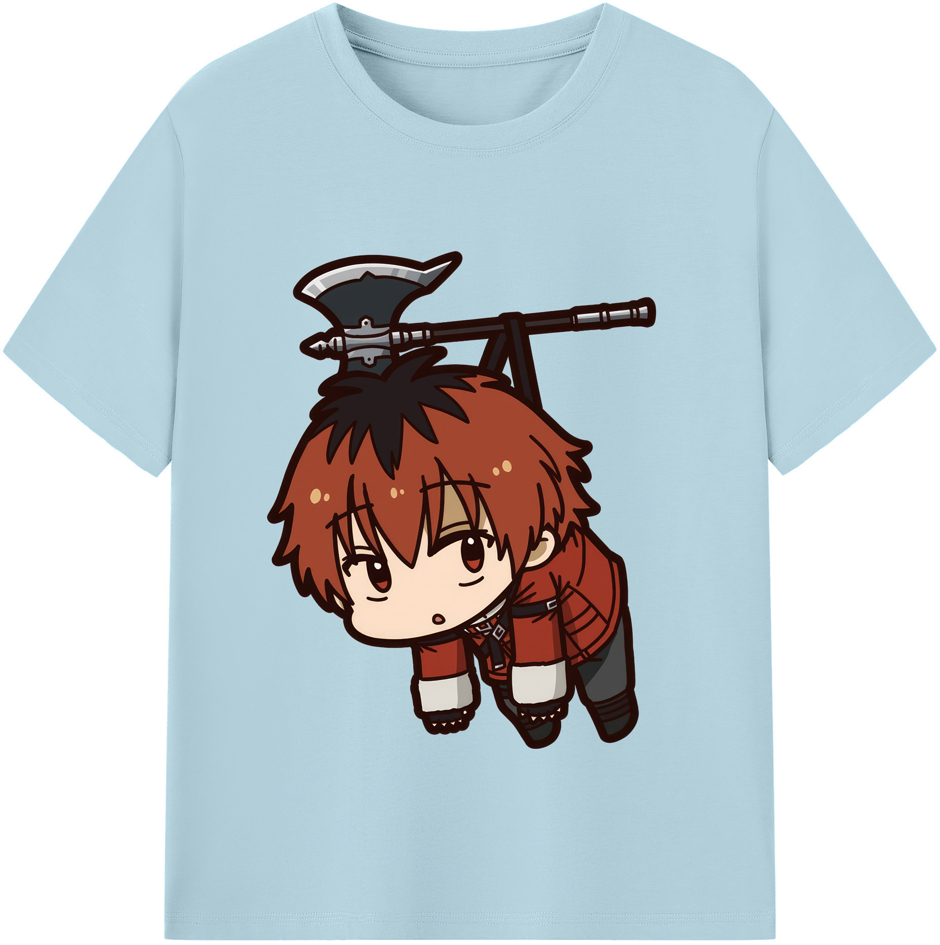 （画像用） 葬送のフリーレン Frieren 綿100％半袖Tシャツ（フロントプリント）